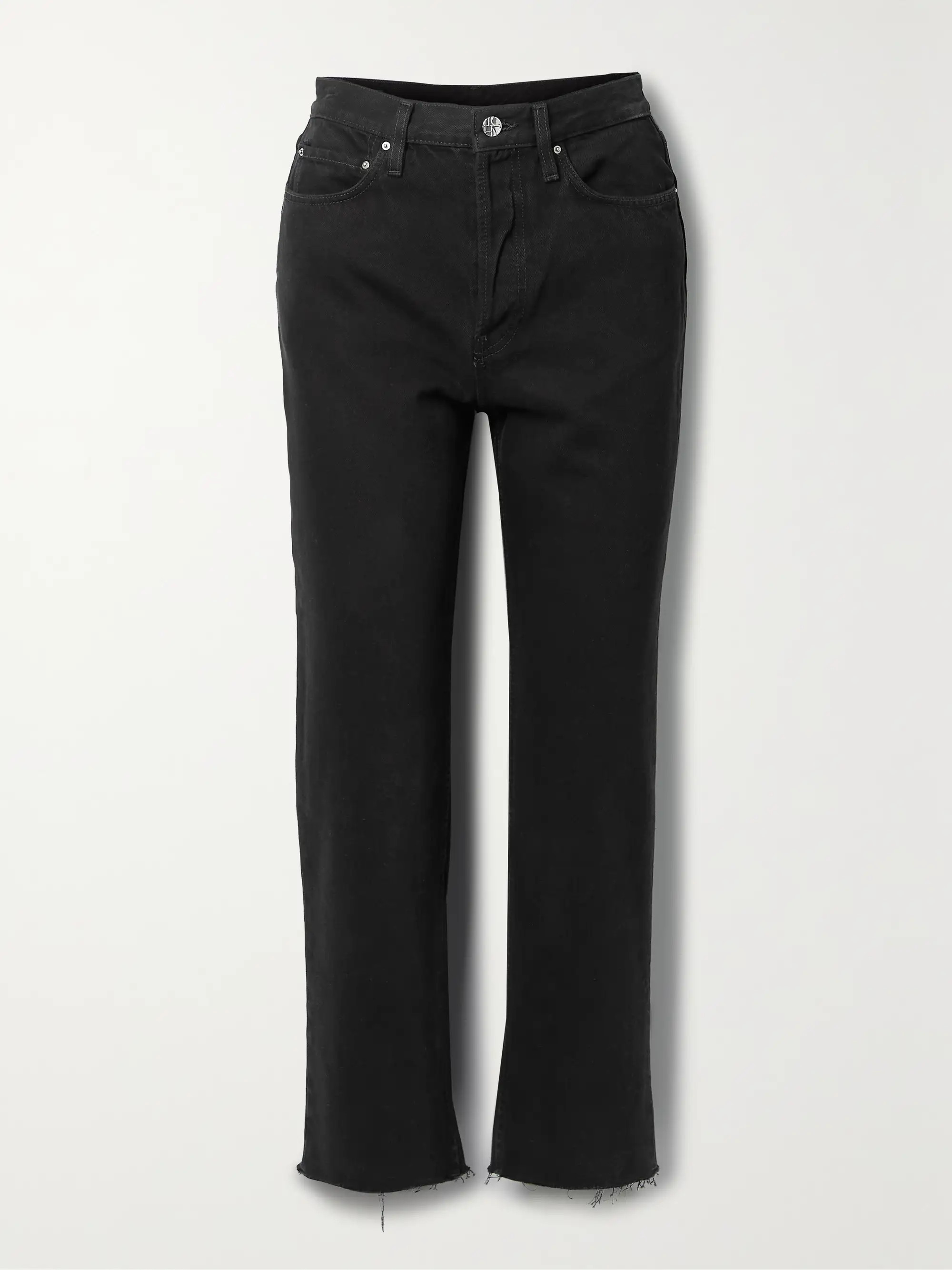 + NET SUSTAIN Classic Cut high-rise straight-leg organic jeans | NET-A-PORTER (UK & EU)