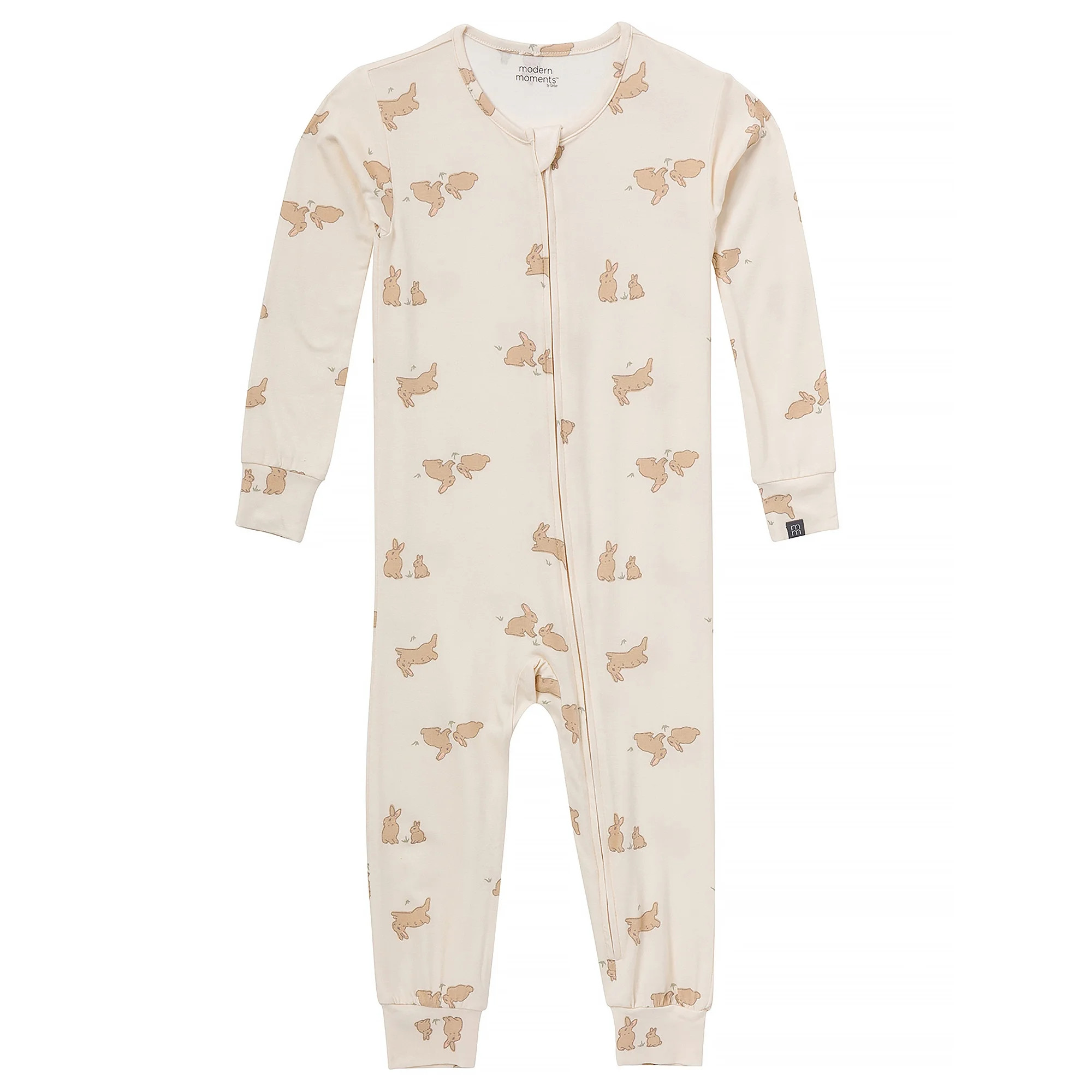 Modern Moments by Gerber Baby & Toddler Neutral Super Soft Easter One-Piece Pajama, Sizes 0/3 Mon... | Walmart (US)