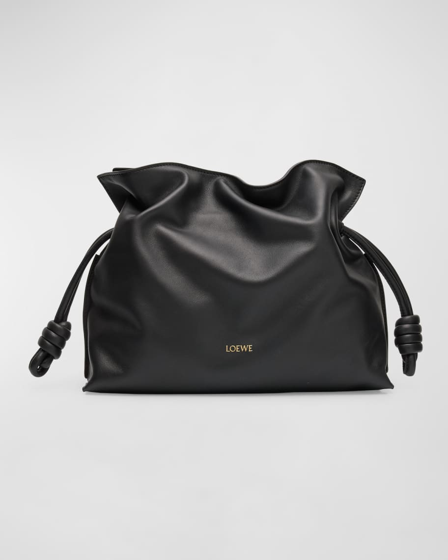 Loewe Flamenco Leather Clutch Bag | Neiman Marcus