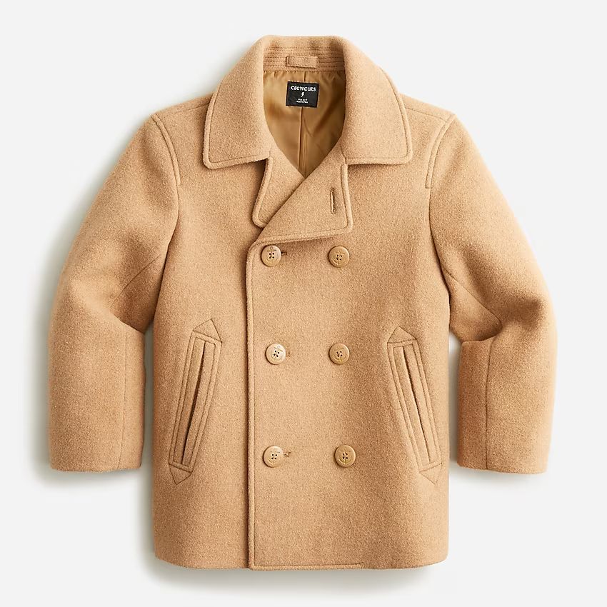 Kids' relaxed wool peacoat | J.Crew US