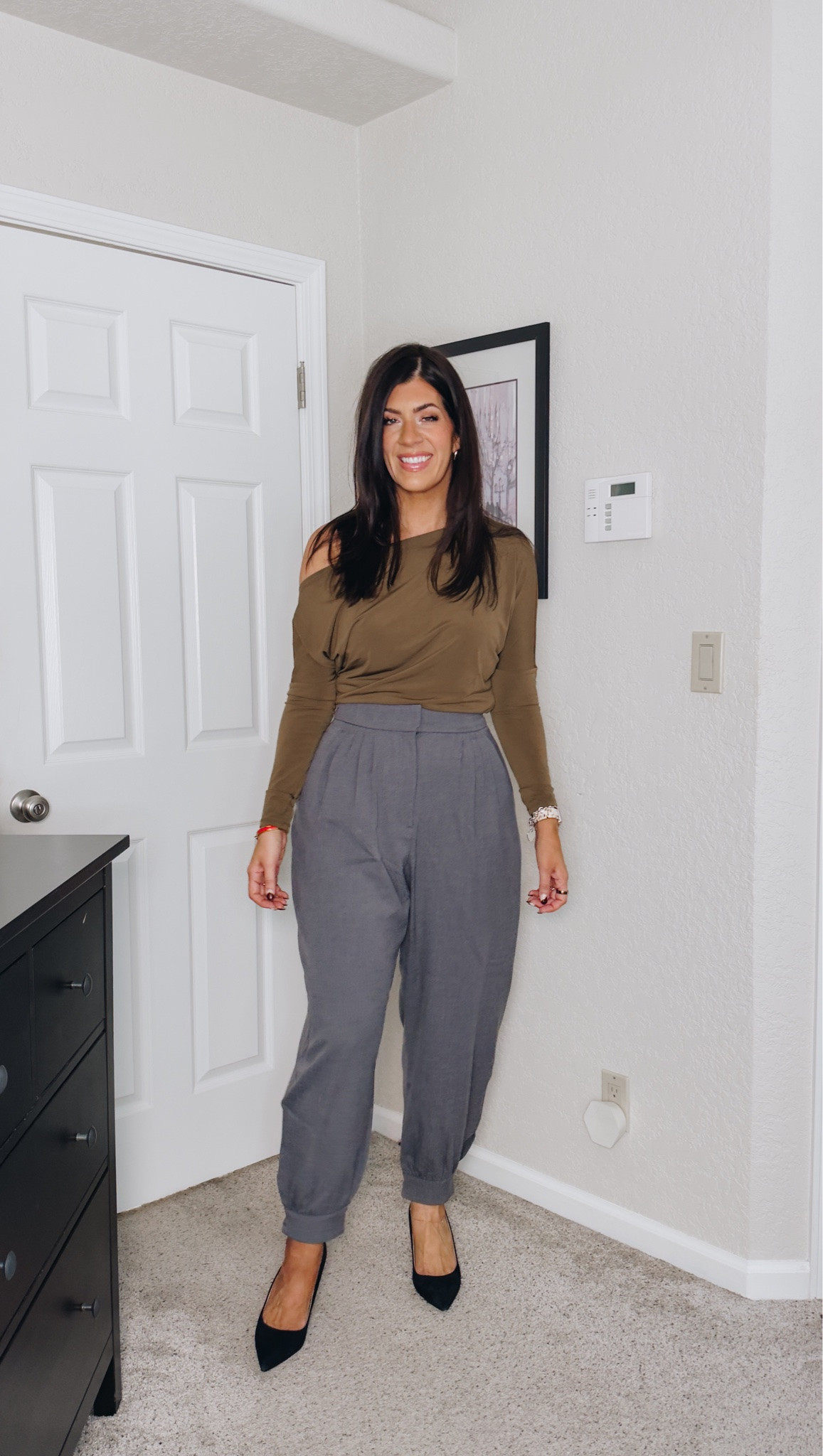 Old navy try on
Love this off the shoulder top! In a medium
In an 8 balloon trouser

#LTKMidsize #LTKTall #LTKWorkwear