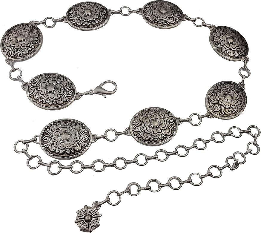 Trendy Western-Inspired Chain Belt | Amazon (US)