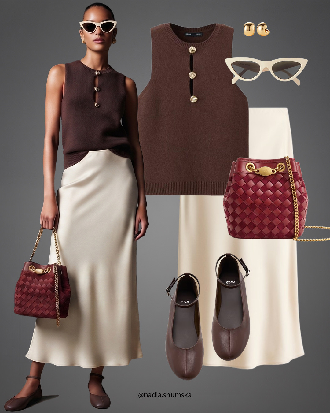 Summer look with satin skirt✨LTKsummer #LTKshoes #LTKbag #summerlooks #summeroutfits #trendyoutfit #stylishlook

#LTKootd
