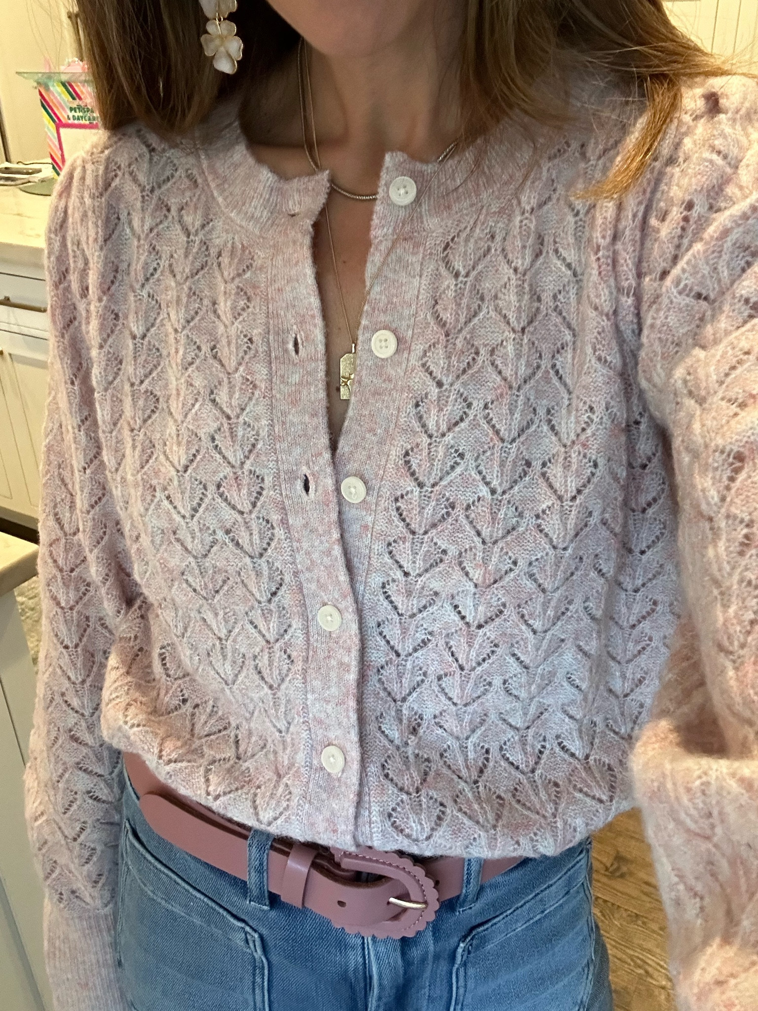 Easy fall cardigan 
Dusty pink, I sized up for looser fit 


#LTKFindsUnder50 #LTKSeasonal