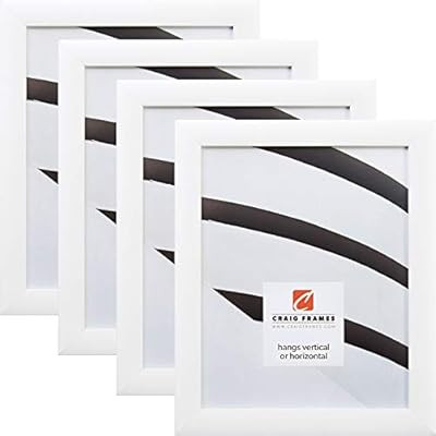Craig Frames 23247812 18 x 24 Inch Picture Frame, White, Set of 4 | Amazon (US)