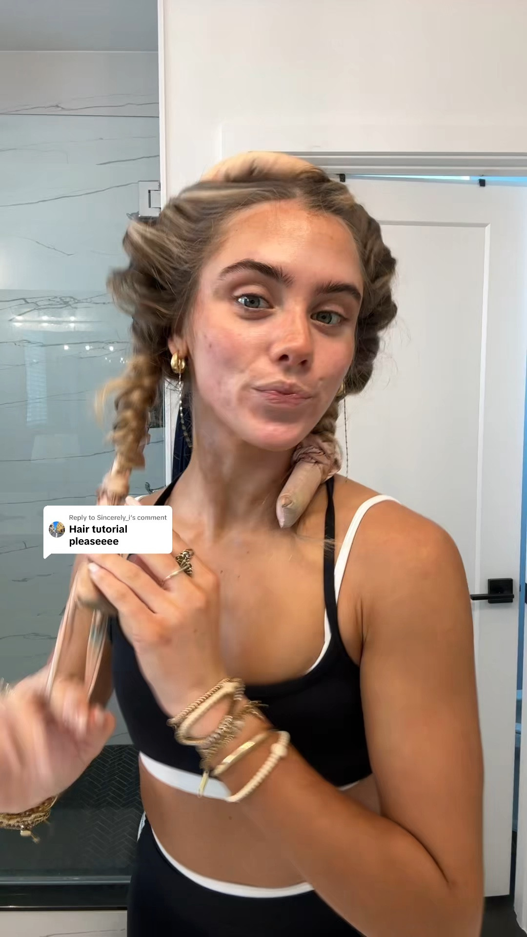 @mykitsch  can’t tell you the last time I curled my hair with a curling iron. MY GO TO. (Yes I fluffed the @diviofficial dry shampoo after seeing this lol)  + Kitsch Satin Heatless Curling Set - Heatless Hair Curlers to Sleep in - Heatless Curls Overnight - Heatless Curling Rod - No Heat Curls Overnight - Overnight Blowout Rods - Soft Hair Rollers. My greatest hair hack has got to be sleeping in a hair ribbon. This is what gives me my heatless hair curls. These curls are always bouncy, voluminous, shiny, and perfection that require absolutely zero heat, saving my hair on necessary, heat damage while still getting those desirable curls. I have lots of tutorials on how I put them in my hair saved my TikTok and Instagram @sloanevosen. TUTORIAL: https://www.tiktok.com/t/ZP8Y6b72q/ #hair #heatlesscurls #heatlesshair #heatlesswaves #hairstyles #hairhack #hairhealth #heatlesshairstyles #hairroutine #hairribbon #heatlesshaircurler  @divihaircare#LTKFindsUnder50

#LTKgrwm #LTKselfcare #LTKBeauty