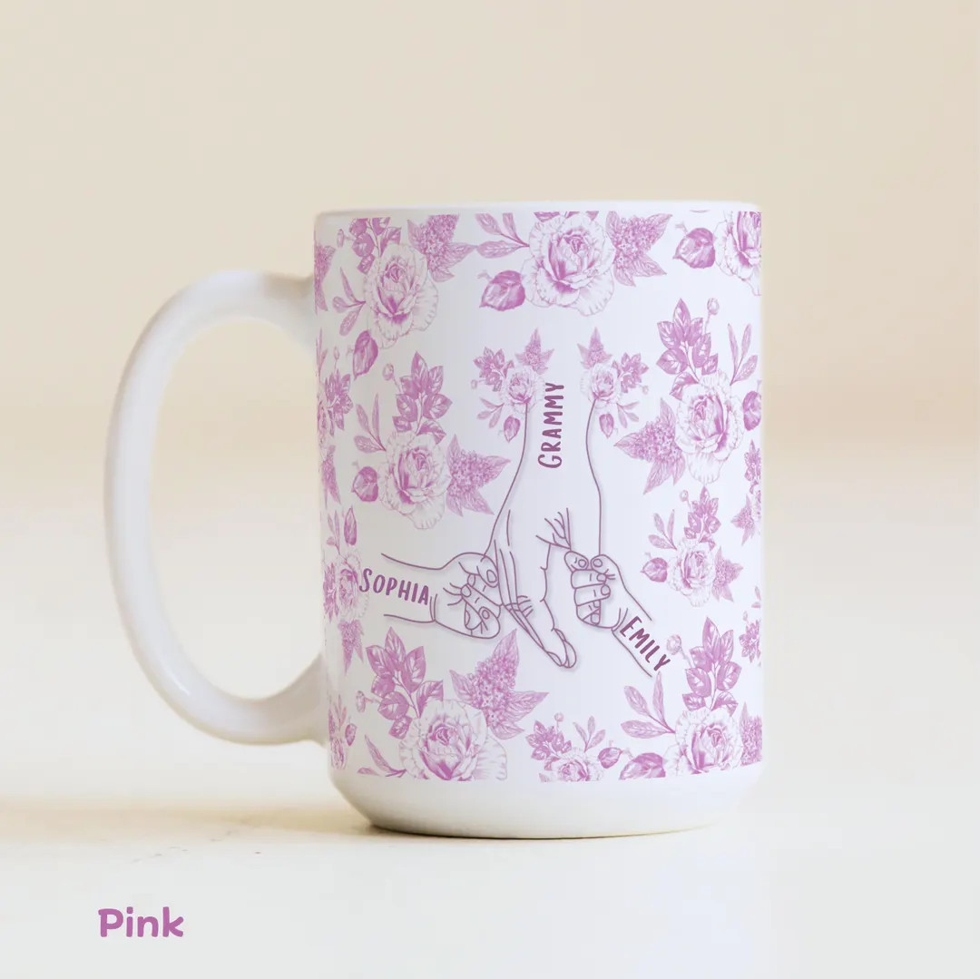 Mom Girls Names Unique Present for Mammy Customized Mom Twin Gift Personalized Mother's Day Mug B... | Etsy (US)