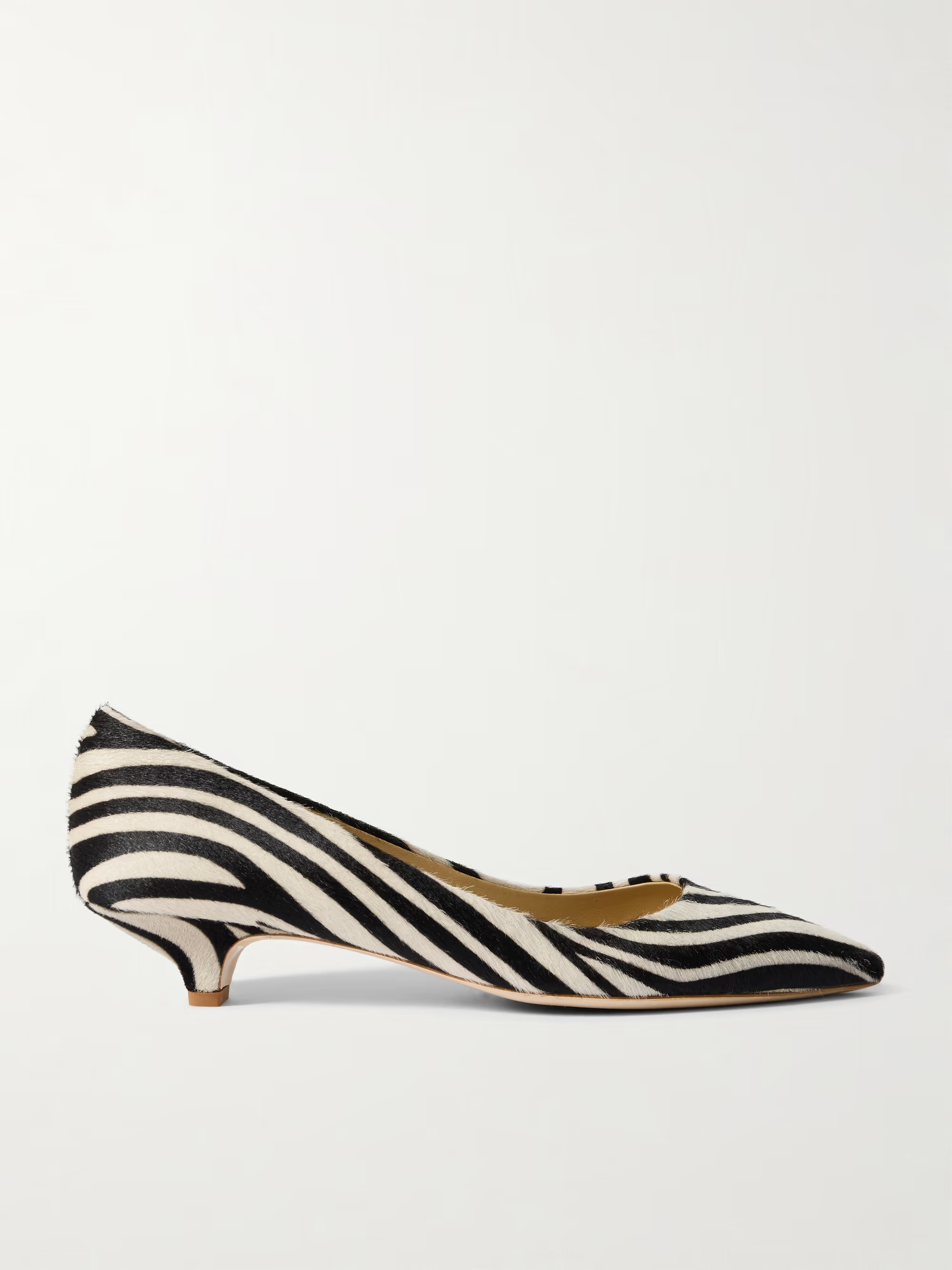 Kitty Point zebra-print pony hair pumps | NET-A-PORTER (UK & EU)