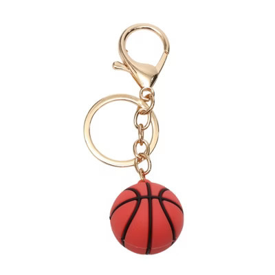 Unique Bargains Halloween Christmas Basketball Handbag Charm Red Gold Tone 1 Pc | Target