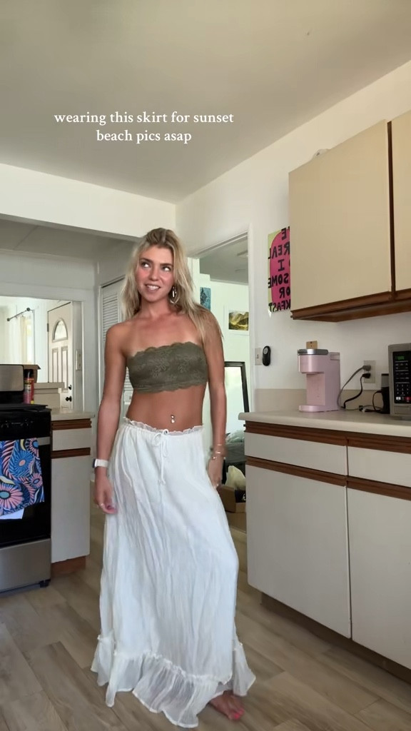 obsessed with this outfit😍 such a stunning maxi skirt and lace top!! Free People and 12th Tribe🤍🤍

#LTKFindsUnder50 #LTKStyleTip #LTKBeauty