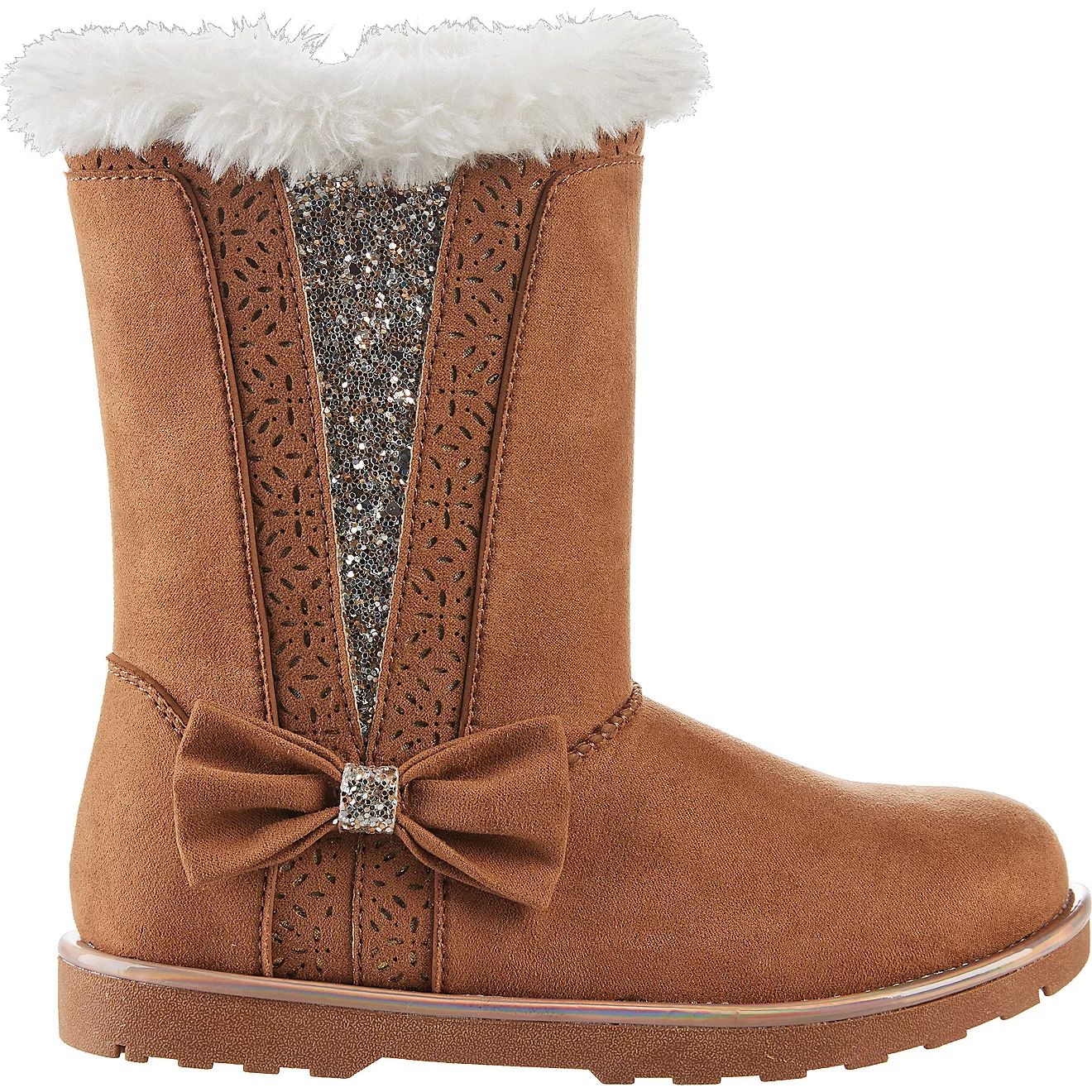 Magellan Outdoors Girls' Glitter Faux Fur Boots III | Academy Sports + Outdoors