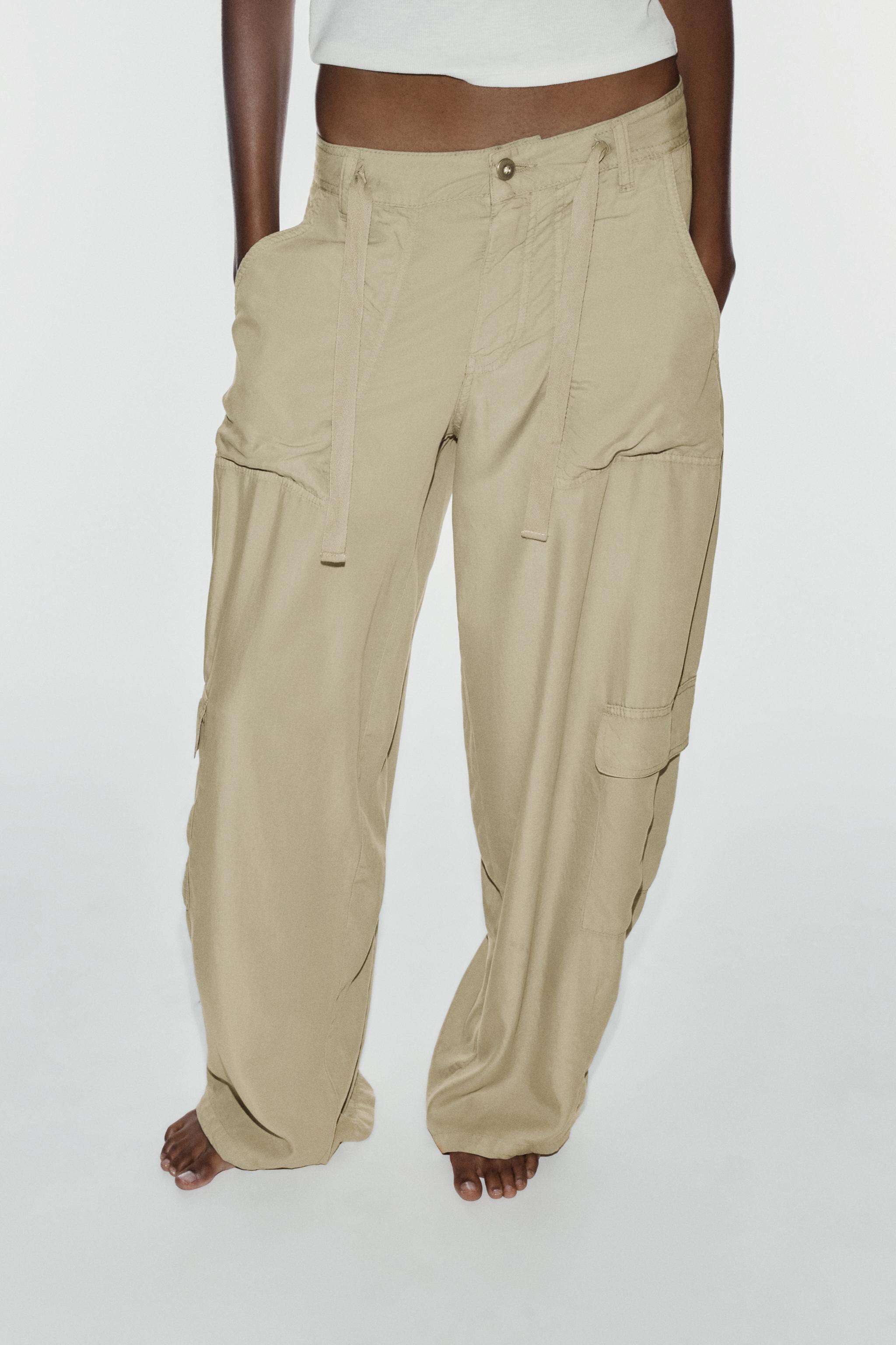 Oversize flowing cargo trousers | Zara UK