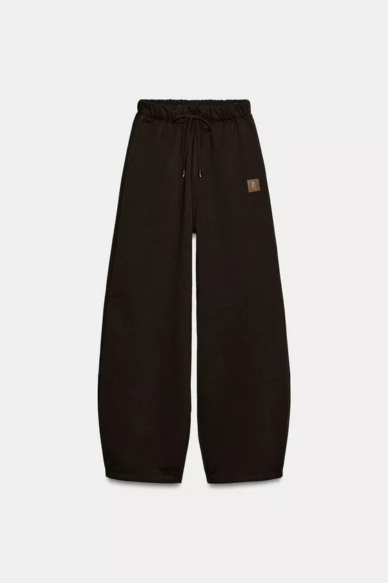 PLUSH TROUSERS WITH PATCH | Zara UK