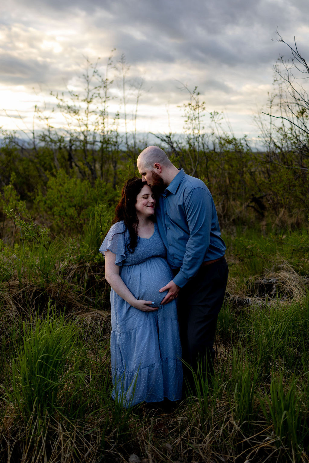 Maternity dress | pregnant dress | pregnancy dress | Maternity outfit | pregnant outfit | pregnancy outfit | Maternity | bump | pregnant | pregnancy | bump friendly | blue dress | maternity photoshoot 

#LTKFamily #LTKBump #LTKFindsUnder50