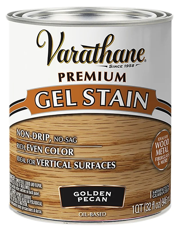 Varathane Premium Gel Stain Oil Based Golden Pecan 1 Quart | Walmart (US)