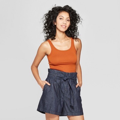 Women's Regular Fit Scoop Neck Tank Top - A New Day™ | Target