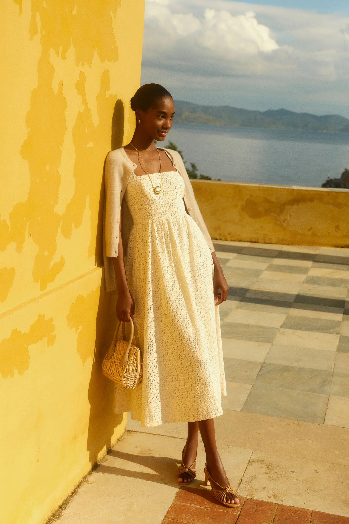 Porcelain Eyelet Esme Dress | Tuckernuck (US)