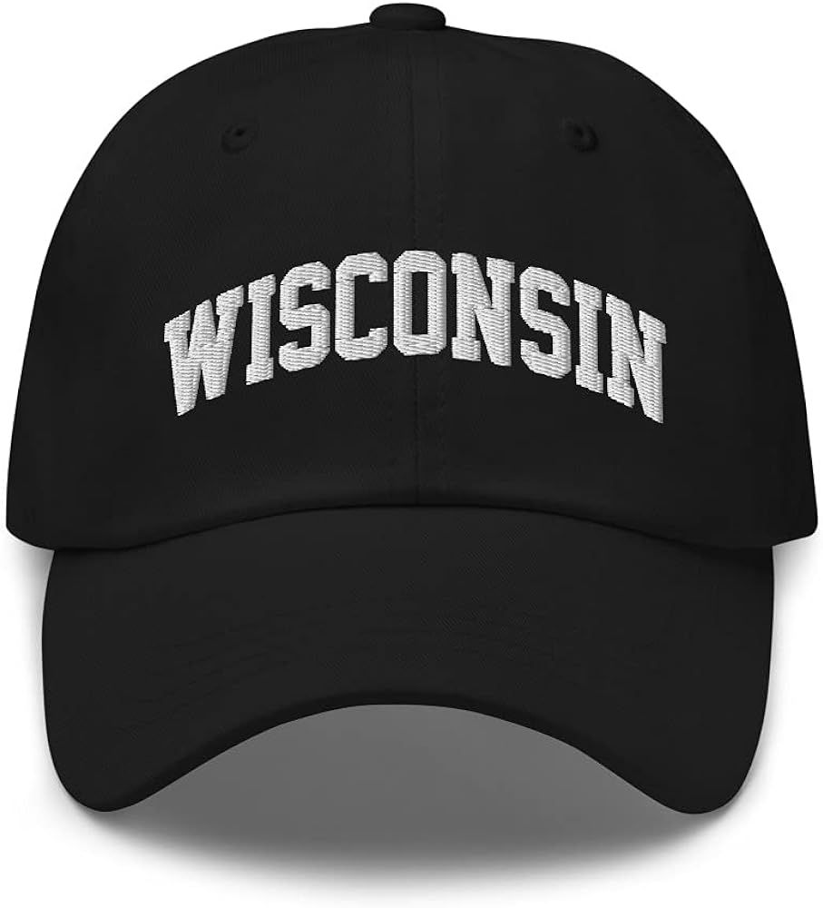 Wisconsin Vintage State Athletic Style Dad hat | Amazon (US)