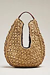 By Anthropologie Large Raffia Slouchy U-Shaped Bag | Anthropologie (US)