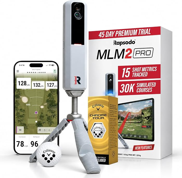Rapsodo MLM2PRO Mobile Launch Monitor + Golf Simulator,Grey | Amazon (US)