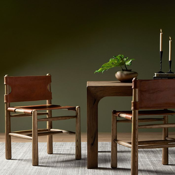 Xadrian Leather Dining Chair | West Elm (US)