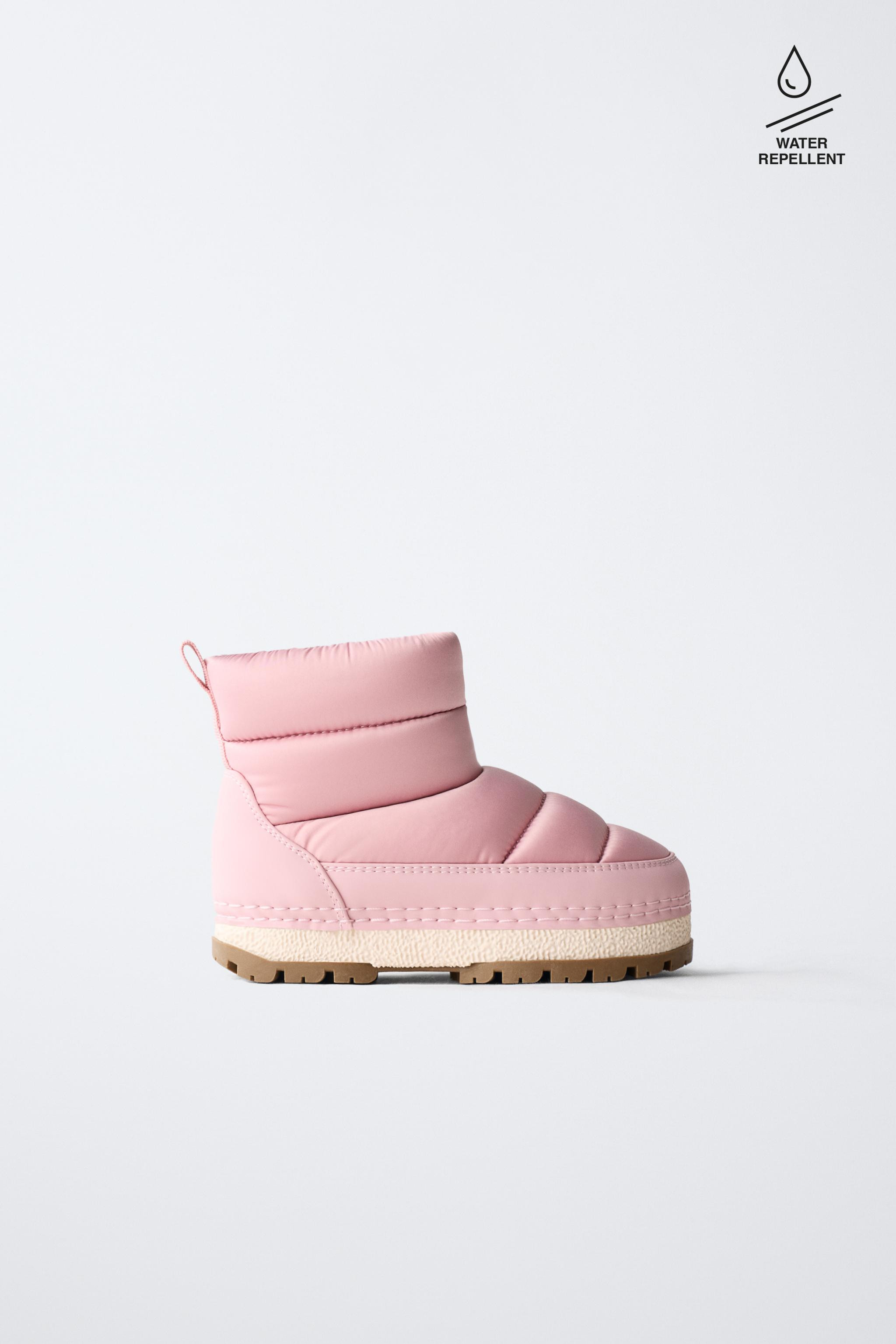 METALLIC WATER REPELLENT BOOTS | Zara US