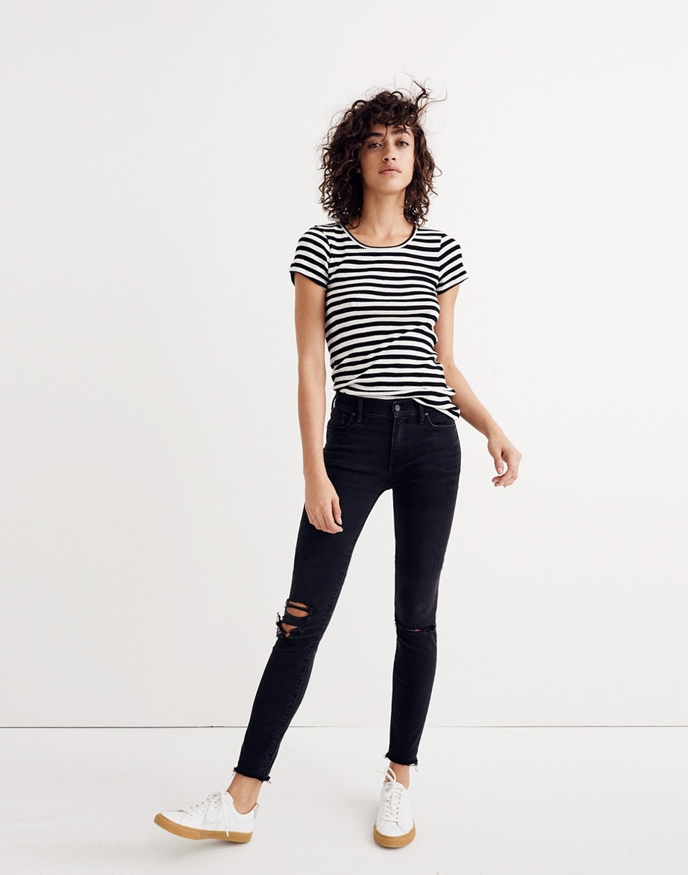 9" High-Rise Skinny Jeans in Black Sea | Madewell