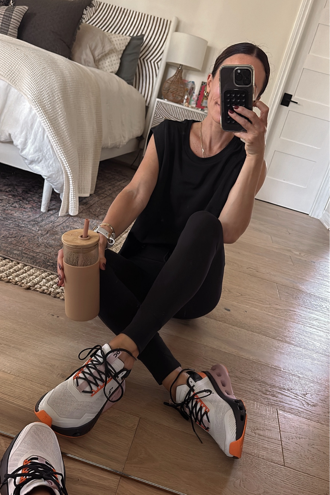 Love these on cross training sneakers paired with all black
I’ve worn them for strength training and treadmill hikes/walks 
I’m a 6.5 and a 6.5 works for me 