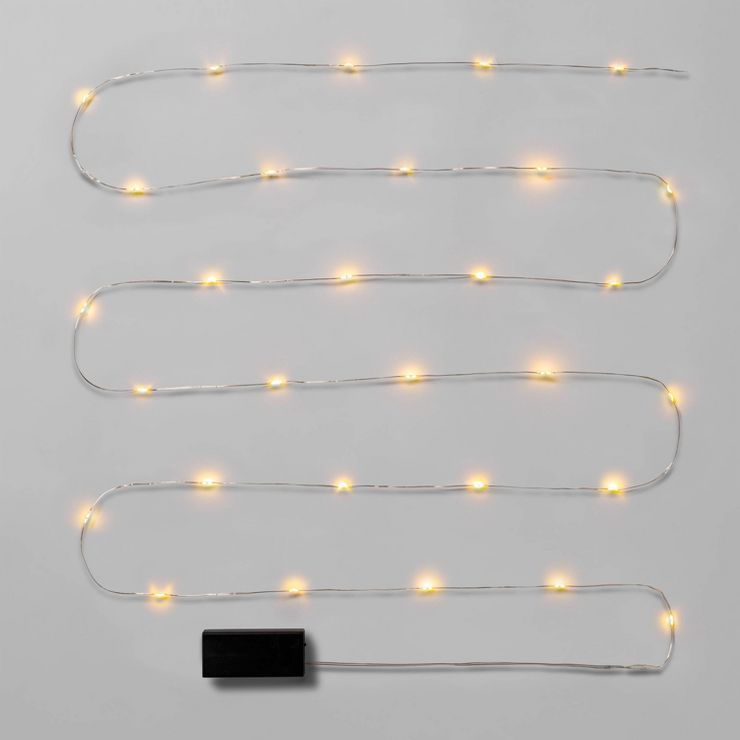 30ct Battery Operated LED Twinkling Dewdrop Fairy String Lights - Wondershop™ | Target