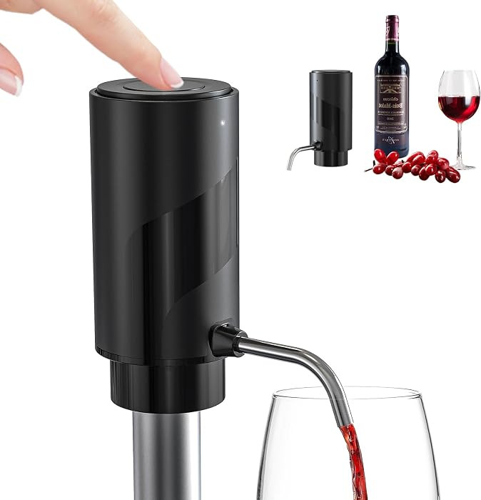 MolaMolamoy Wine Aerator Electric Wine Decanter Automatic Wine Aerator Portable One Touch Wine Di... | Amazon (US)