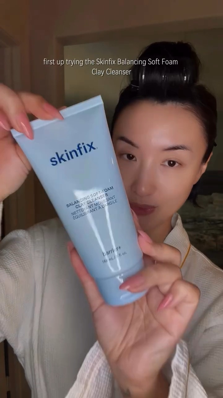 Skincare over 40 ✨ Come try some new skincare with me!

My morning routine is all about hydration, brightness and supporting an even-looking complexion without overcomplicating things. Today we’re testing a few new additions focused on exactly that. 💧

Products used:
✨ Skinfix Balancing Soft-Foam Pore-Minimizing Clay Cleanser
✨ Agent Nateur Holi(water) Pearl and Rose Hyaluronic Essence
✨ Agent Nateur Holi(c) Youth Skin Refining Face Vitamins
✨ DRMTLGY FacialRX Brightening Moisturizer with Vitamin C
✨ DRMTLGY Brightening Eye Masks with Peptides + Hyaluronic Acid

At 44, my skincare is less about doing *more* and more about giving my skin what it actually needs. 🤍

Comment **SKINCARE** and I’ll send you the product links!

#SkincareOver40 #MorningSkincareRoutine #MatureSkin #Over40Beauty #SkincareRoutine

#LTKmorningroutine #LTKOver40 #LTKBeauty