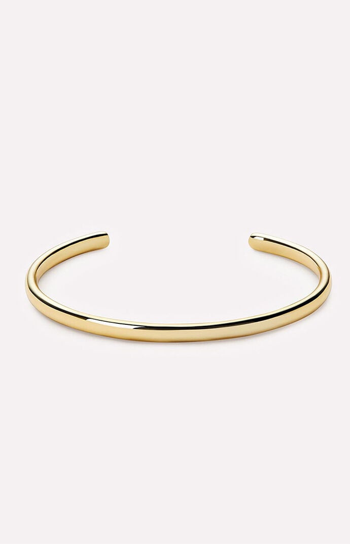Ana Luisa Arlo Bangle Bracelet in Gold | PacSun