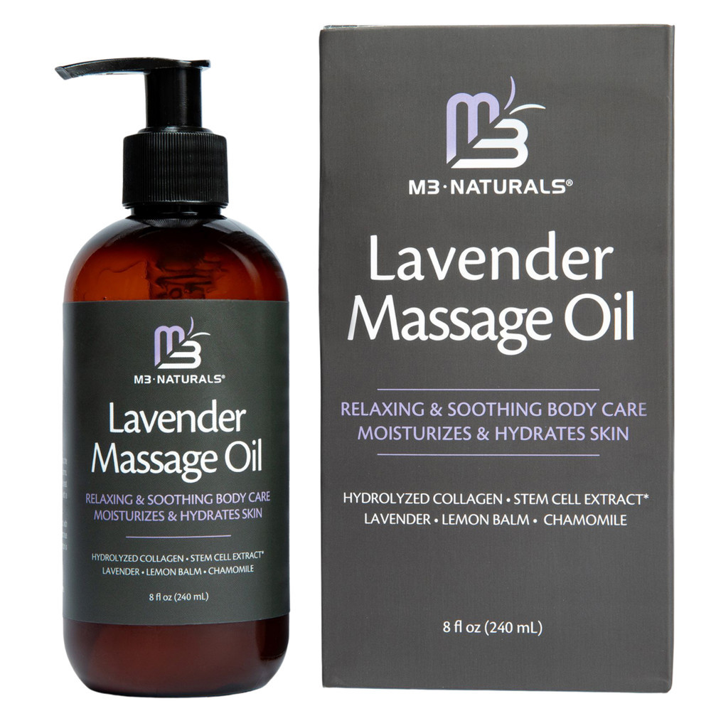 M3 Naturals Lavender Massage Oil | Ulta