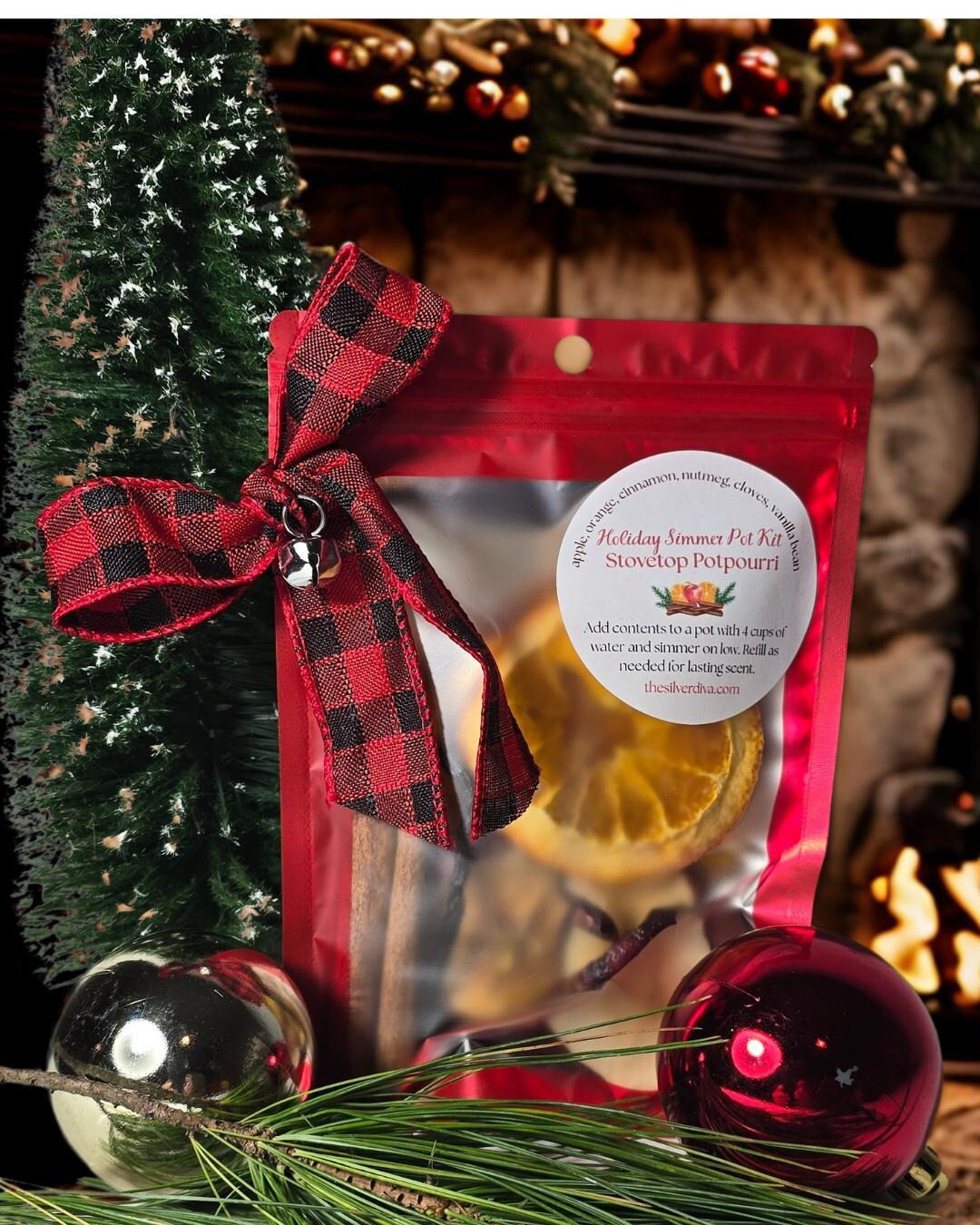 Christmas Stovetop Potpourri - Winter Holiday Simmer Pot Kit - Natural Home Fragrance - Apple Ora... | Etsy (US)