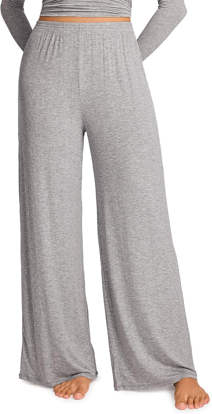 Natrelax Modal Ribbed Pajamas Pants | Amazon (US)