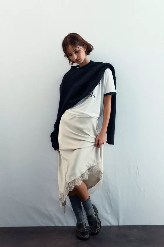 DISTRESSED LEATHER LOAFERS | Zara Canada