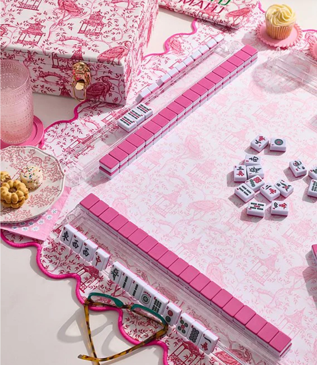💗🀄️ I found the cutest Mahjong set at Dillard’s and it’s giving full grandmillennial chic energy. Think classic game night meets chinoiserie-inspired charm.

This set is about $200 and comes with everything you need to play — tiles, racks, dice, and the case — so you can start your Mahjong nights right away. The pink tiles and toile-style details make it feel extra special on the table.

Even better: matching Mahjong mats are available if you want to complete the look for the ultimate grandmillennial game night setup.

Perfect for hosting, girls’ night, or just adding a pretty touch to your coffee table when it’s not in use.

🀄️ Linked on my LTK for anyone who loves a little classic style with their game night!
.
.

#mahjong
#mahjongset
#mahjonglife
#mahjongnight
#mahjongstyle
#grandmillennial
#grandmillennialstyle
#chinoiseriechic
#pinkdecor
#game night
#gamenightstyle
#ltkfinds
#ltkhome
#dillardsfinds
#giftideas 

 #LTKHome