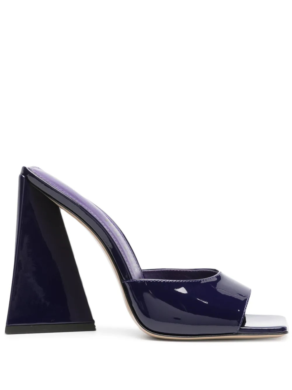The Attico Devon 115mm patent-leather Mules - Farfetch | Farfetch Global