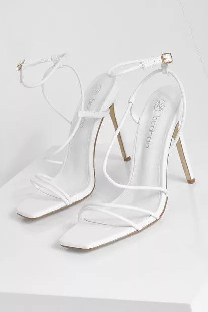 High Multi Strap Wrap Up Heel | Boohoo.com (US & CA)