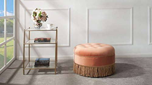 Jennifer Taylor Home Yolanda Ottoman, Orange | Amazon (US)