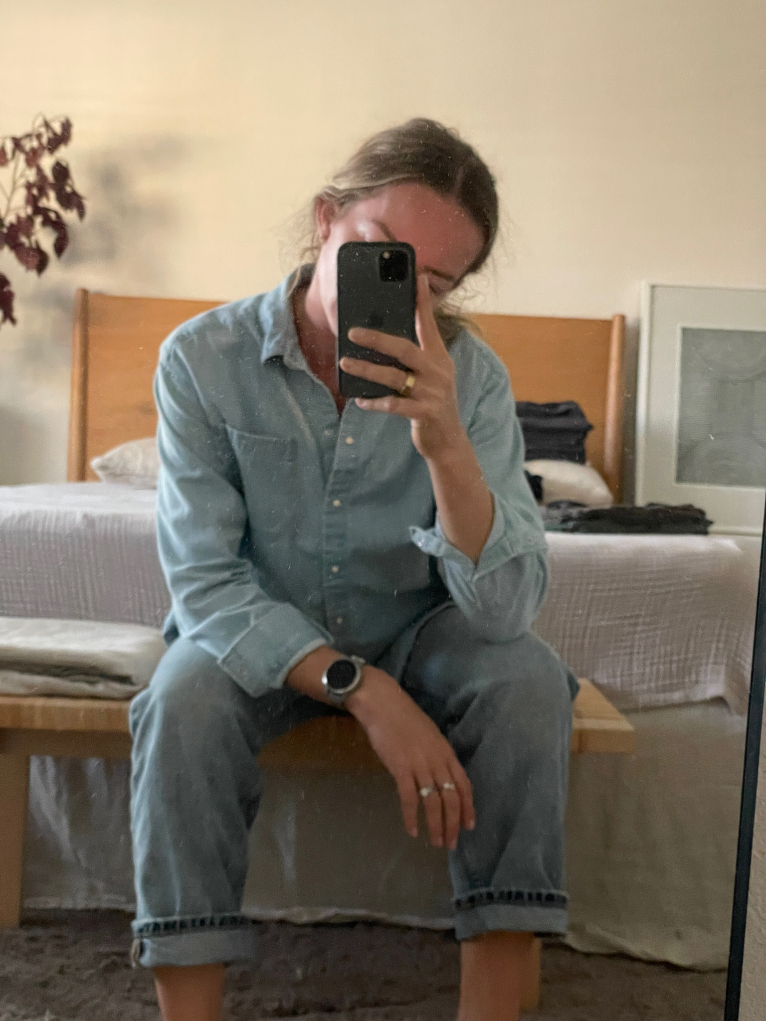 Denim on denim, getting through my moving checklist. 💙🩵

#LTKshoecrush #LTKstyletip #LTKSeasonal