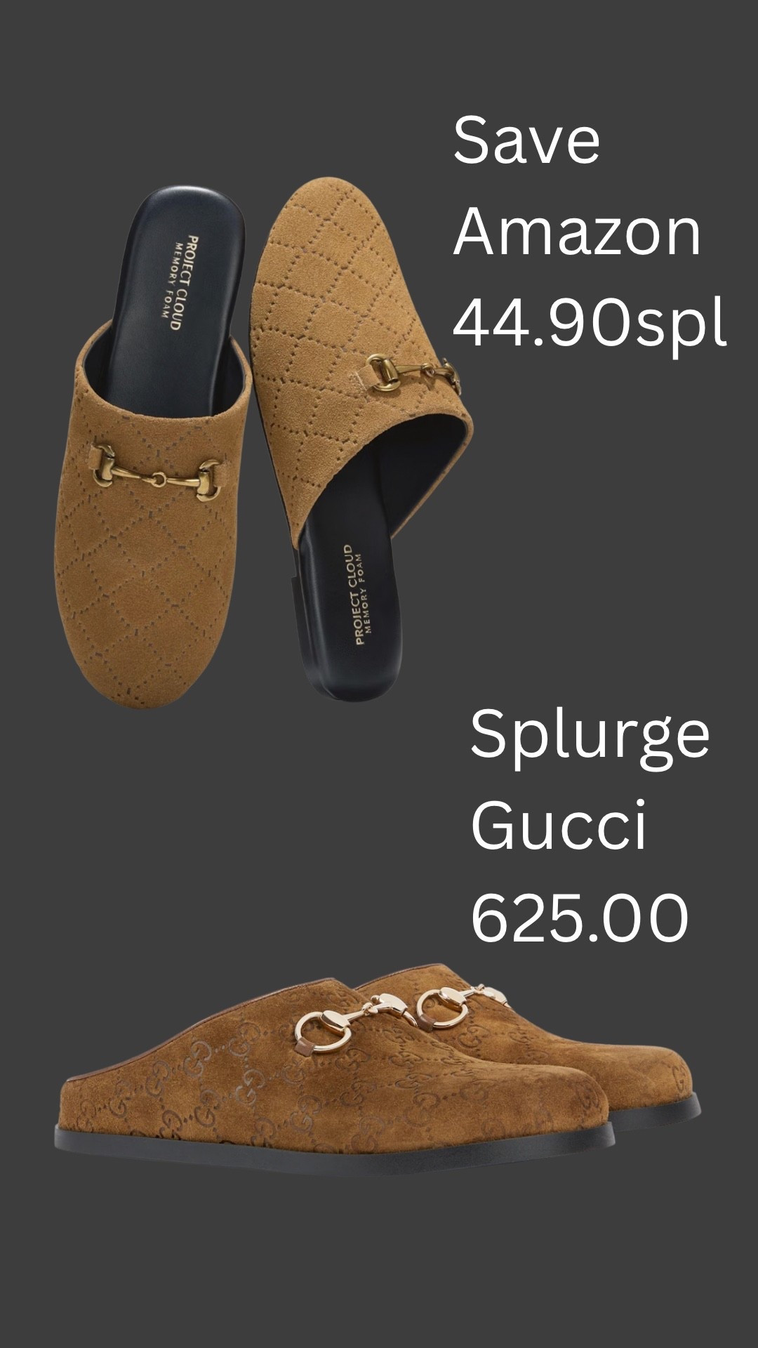 Save VS Splurge