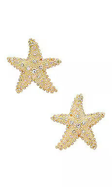BaubleBar Sea Star Earrings in Gold from Revolve.com | Revolve Clothing (Global)
