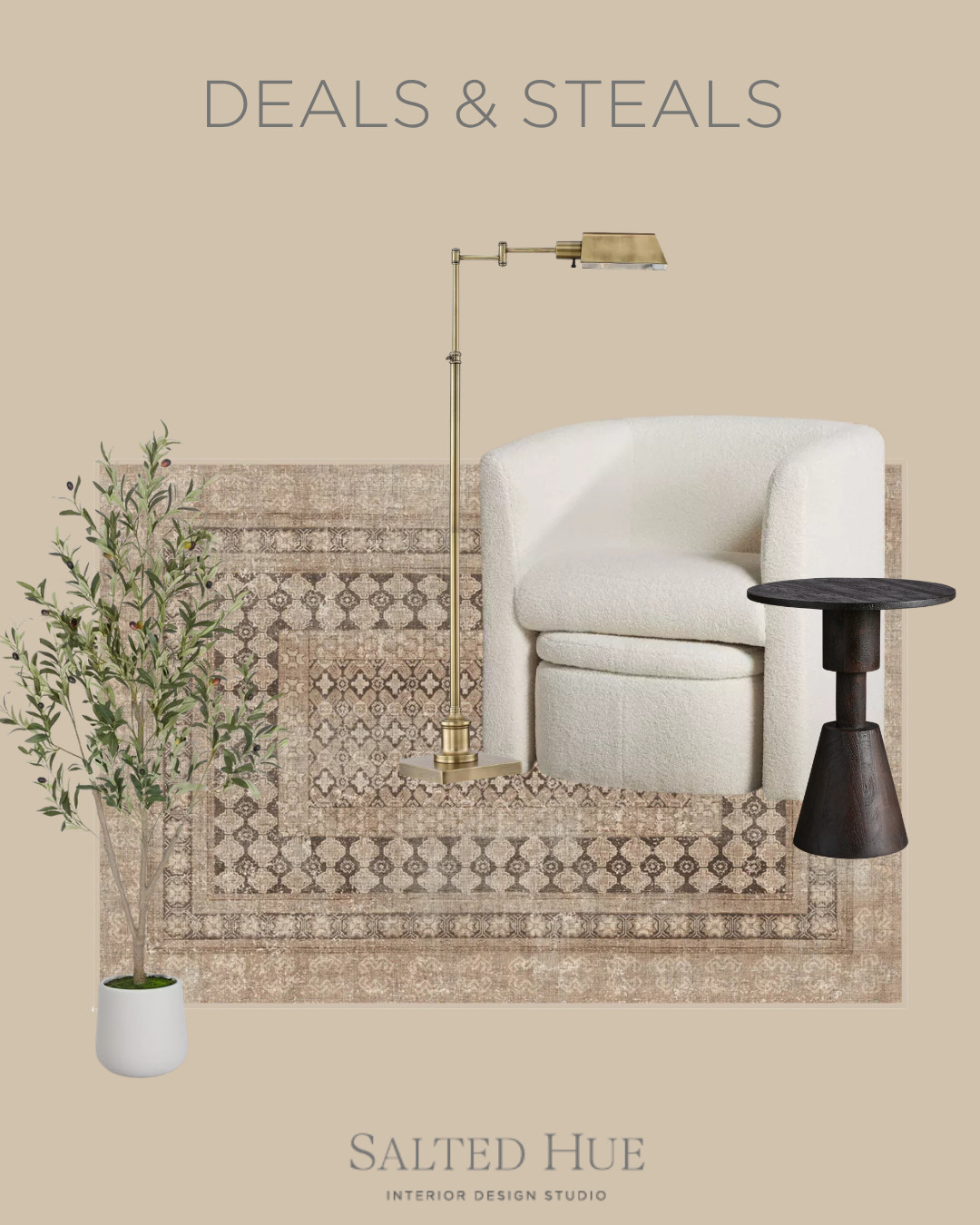 Memorial Day is notorious for offering some of the best sales for furniture so we sourced a few of our most recent project favorites that are on pretty major markdown. 

If you're looking to replace any rugs, Ruggable is offering 15% sitewide. This pattern has been a tried and true in several projects and it's a easy favorite for just about any room. 

A faux tree that's great quality on on major sale, plus a side chair with built in ottoman great for small spaces, and a few other styling pieces to complete a cozy corner.  

 #LTKHome #LTKSaleAlert