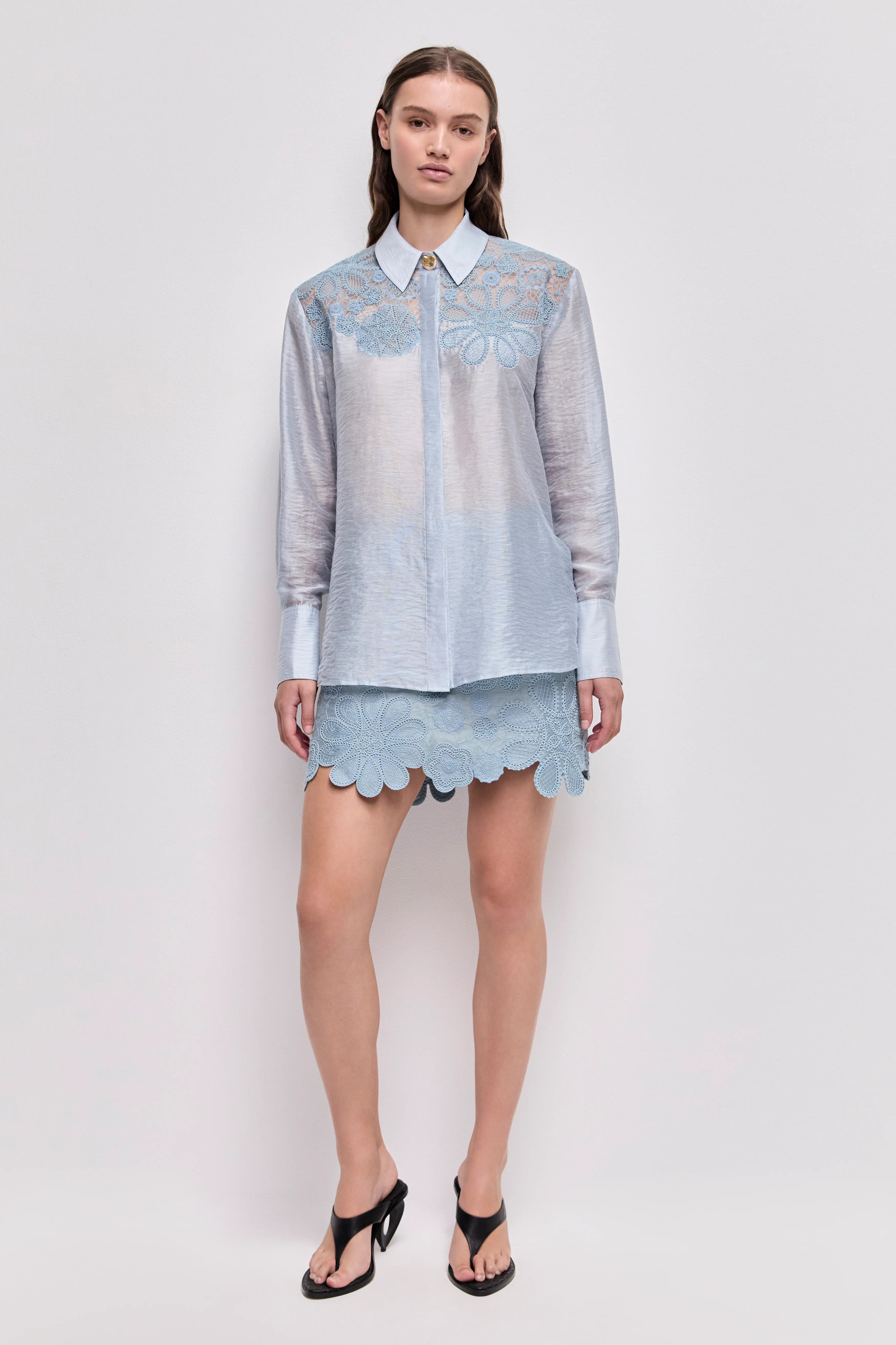 Gia Embroidered Shirt | aje. (Australia and New Zealand)
