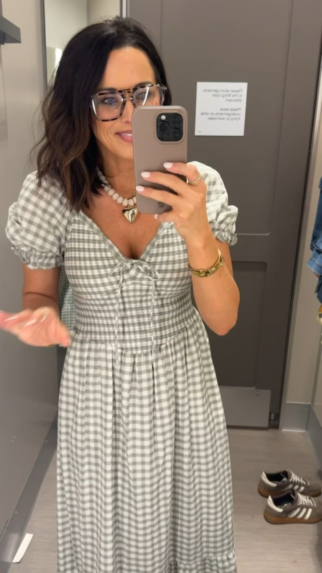 This Target gingham maxi dress is such a flattering spring find 🤍

The smocked waist detail cinches everything in perfectly and gives it the prettiest shape without feeling tight. It flows so nicely and is one of those dresses you can just throw on and instantly feel put together. I’m wearing a size small and it fits true to size.

This would be perfect for spring events, church, Easter, brunch, or even family photos. Such a classic gingham moment for the season 🌸 Linking it here.

#LTKOver40 #LTKPetite