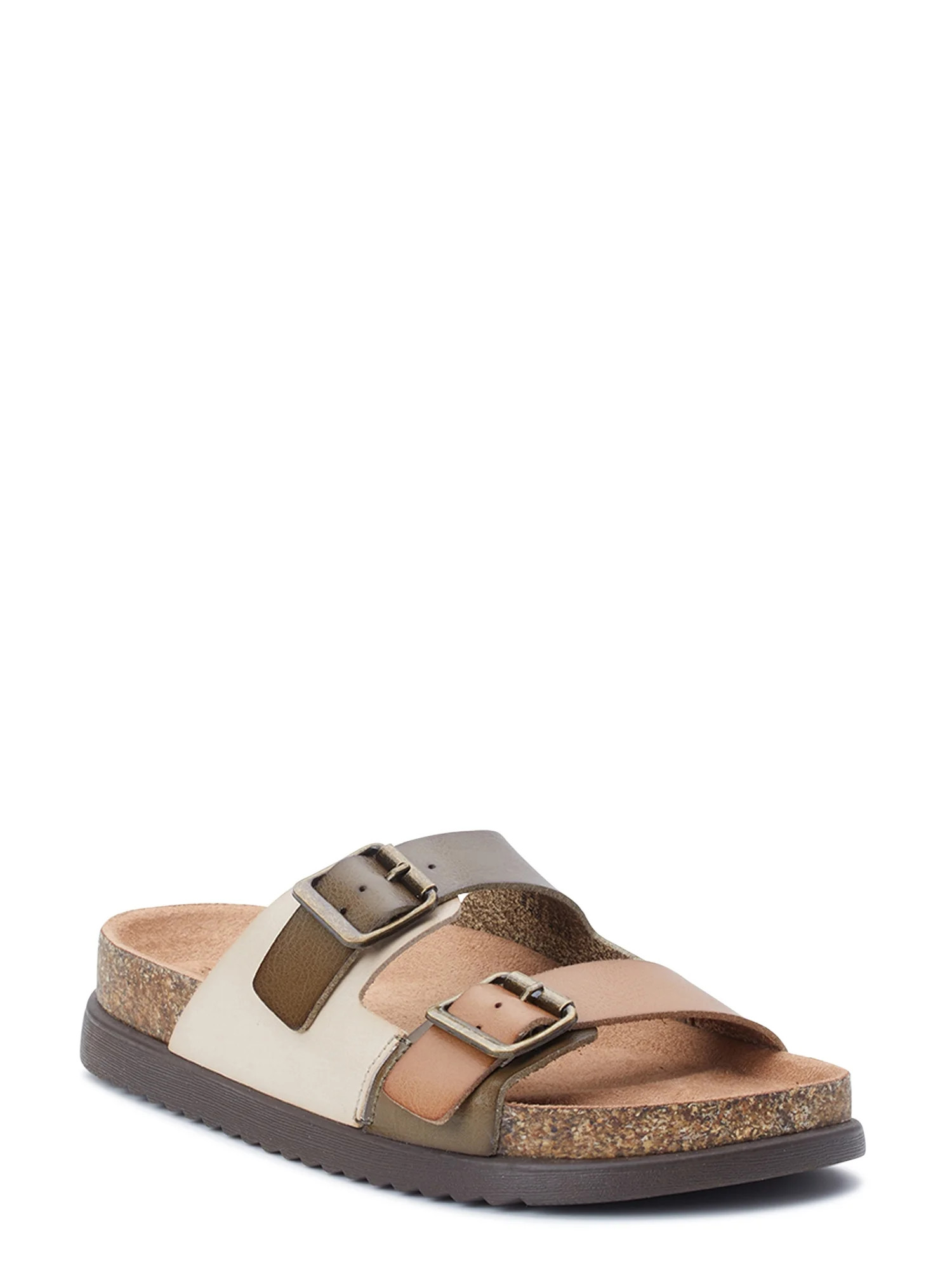 Time and Tru Women's Platform Footbed Sandals | Walmart (US)
