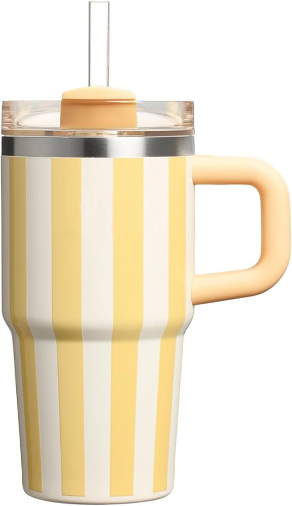 Master Jack 20 OZ Tumbler Classic Retro Stripes Cup | Butter Cabana Gloss | Amazon (US)