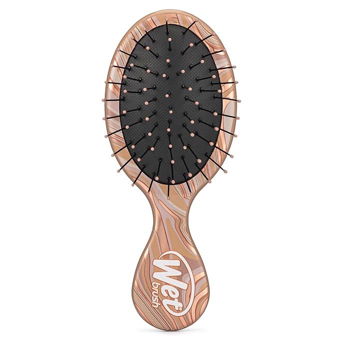 Wet Brush Mini Detangler Hair Brush, Pink (Engineered Nature) - Detangling Travel Hair Brush - Ul... | Amazon (US)