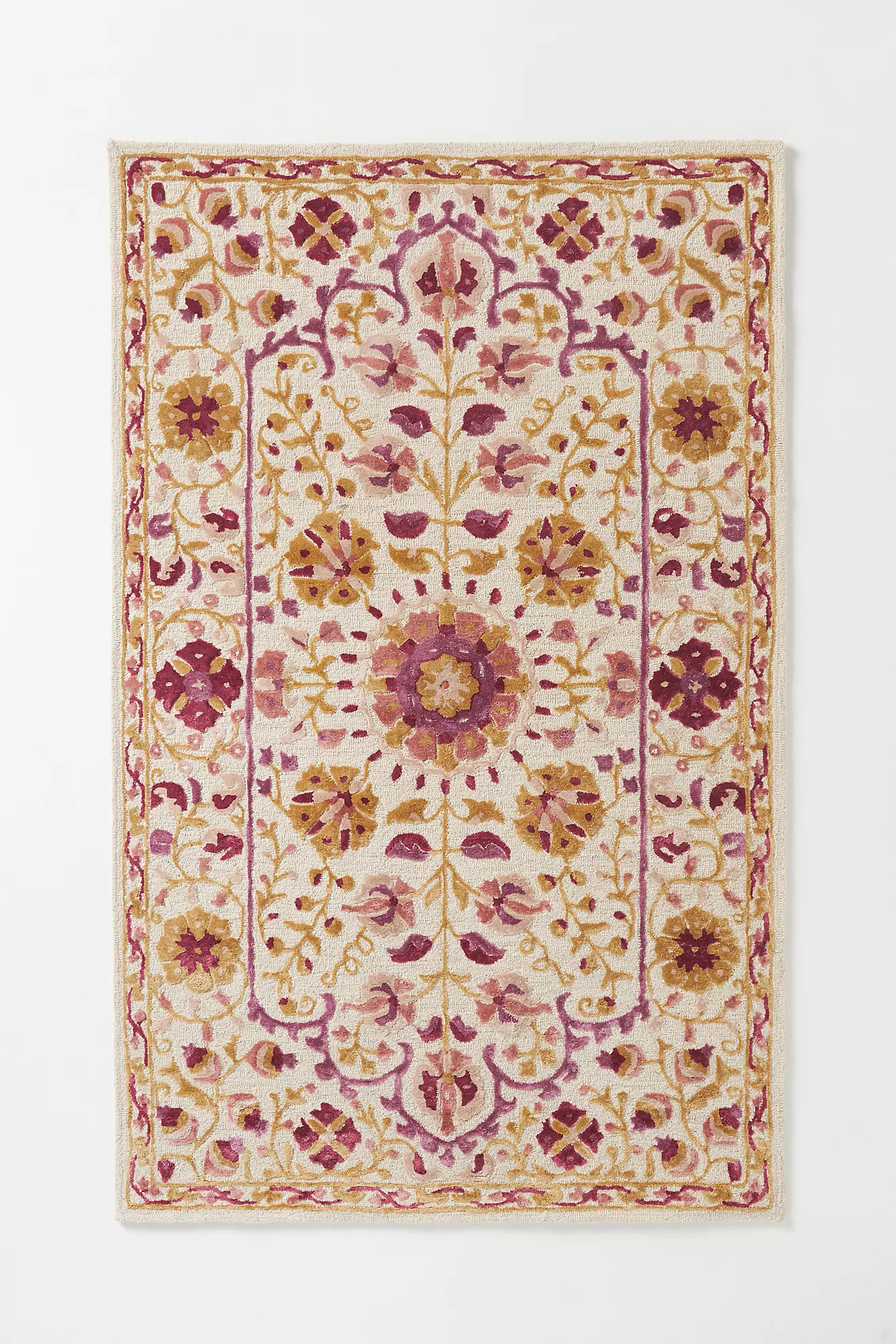 Tali Wool/Viscose Blend Tufted Rug | Anthropologie (US)
